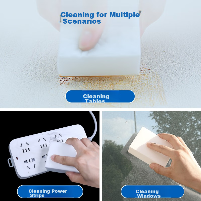 Sunuo High-Density Nano Sponge Scrubber, 9*6*3cm, 12 Pieces, Removes Stubborn St...