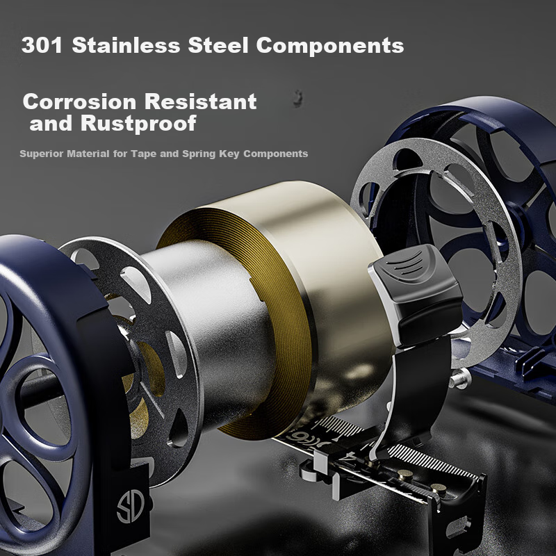 Shengda Stainless Steel Hollowed-out Tape Measure Designer Special 3m Steel Tape...