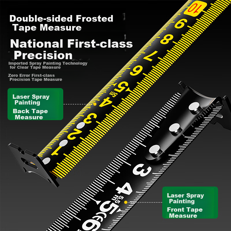 Shengda Stainless Steel Hollowed-out Tape Measure Designer Special 3m Steel Tape...