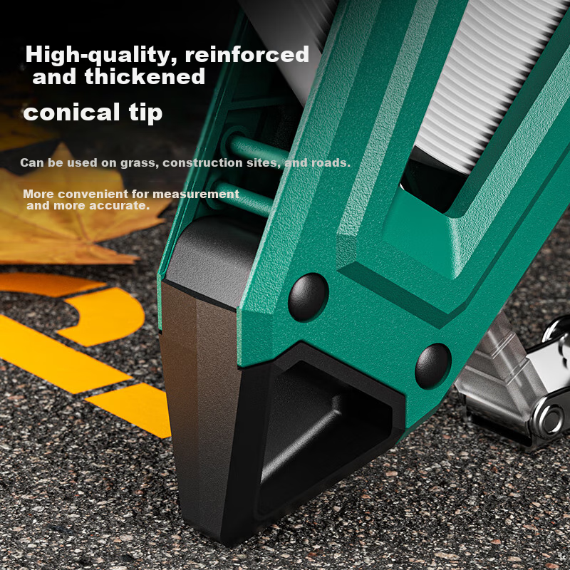 Shengda Tape Measure, Fiber Tape 100 Meters, Frame-Style PVC Fiberglass Tape Mea...