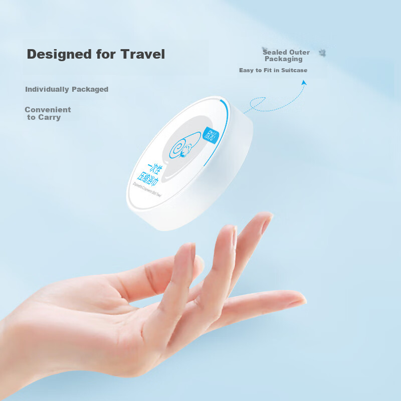 Xinqin Disposable Compressed Bath Towels, Thickened And Enlarged, Large Size, Ad...