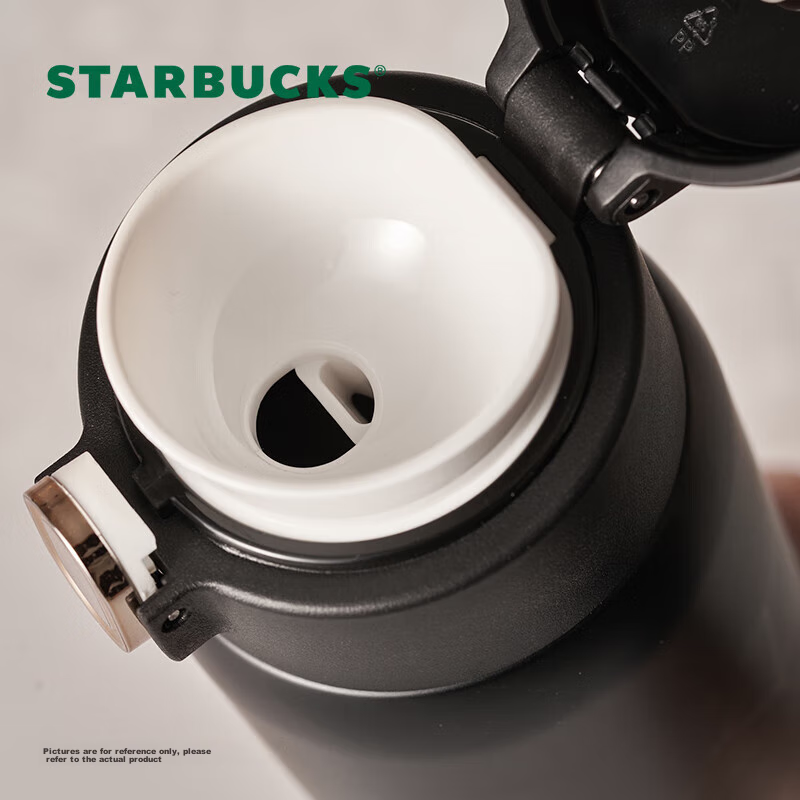 Starbucks Coffee Treasure Series Golden Flow Stainless Steel Cup with Cup Sleeve...