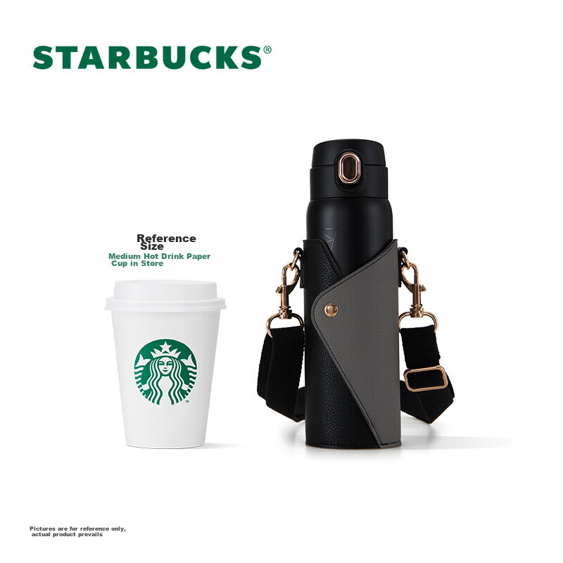 Starbucks Coffee Treasure Series Golden Flow Stainless Steel Cup with Cup Sleeve...