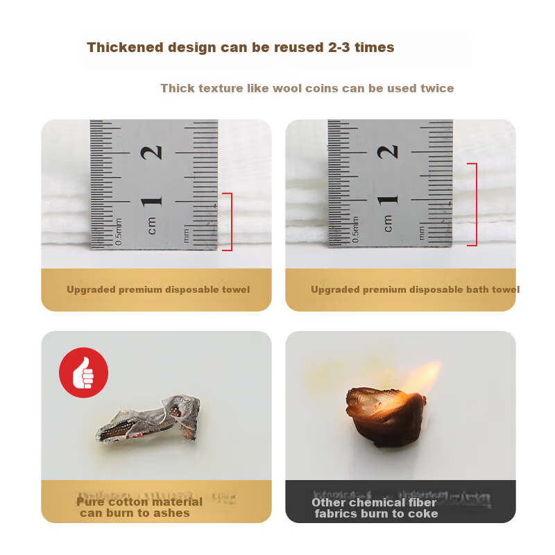 Xinqin Disposable Bath Towel Thickened and Enlarged Travel Hotel Bath Towel Adul...