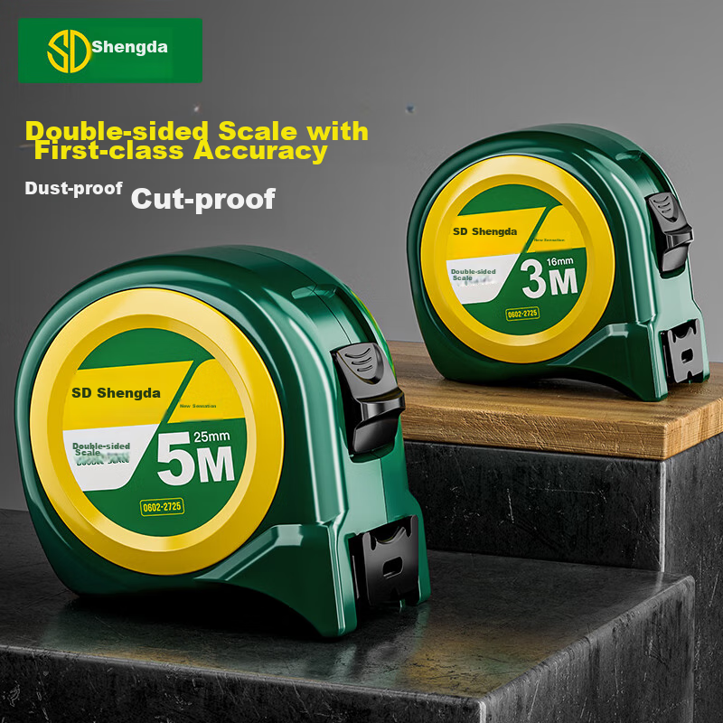 Shengda High-End Household Steel Tape Measure, Carpenter's Ruler, Box Ruler, Eng...