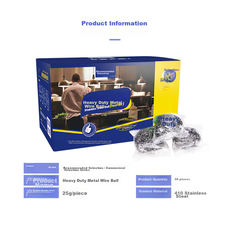 Yizhixuan Large Steel Wool Scrubber, 30 Pieces, Stainless Steel Metal Cleaning B...