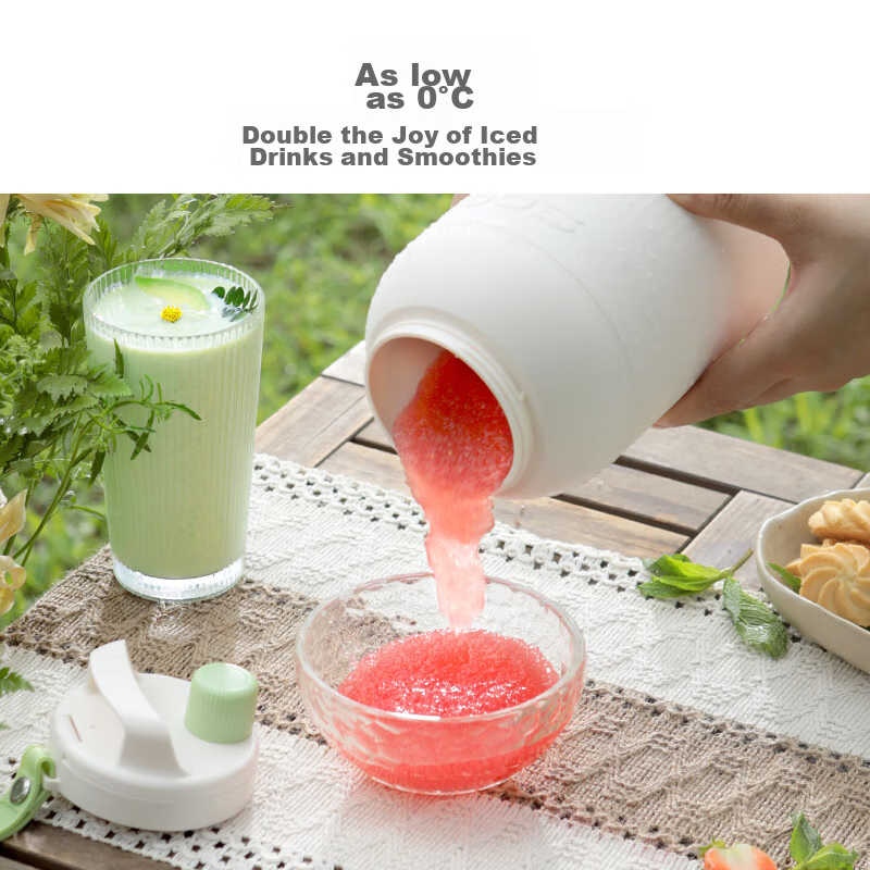 Xiaozhi Portable Cold Press Juicer Set, Mini Juice Maker, Wireless Blender, Larg...