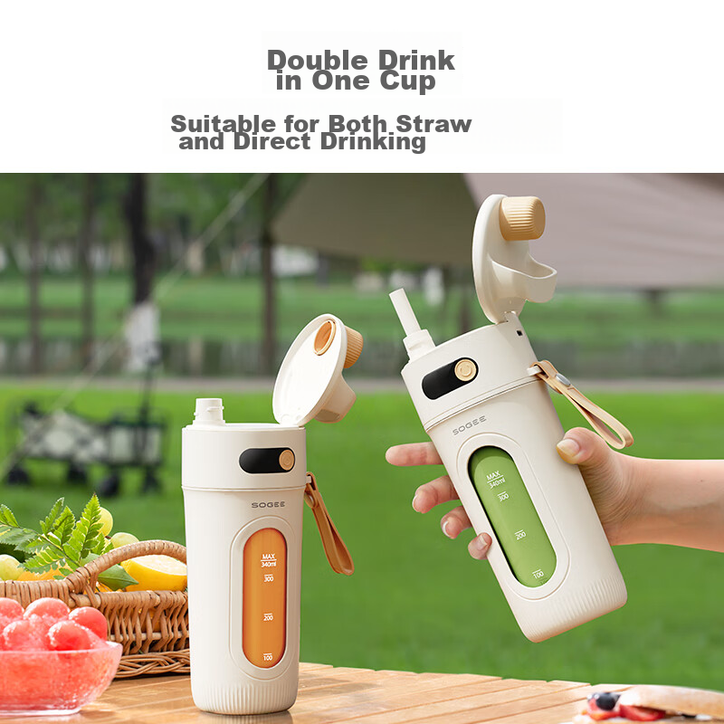 Xiaozhi 12-Blade Juicer Cup, Portable Small Juice Maker, Smoothie Blender, Fruit...