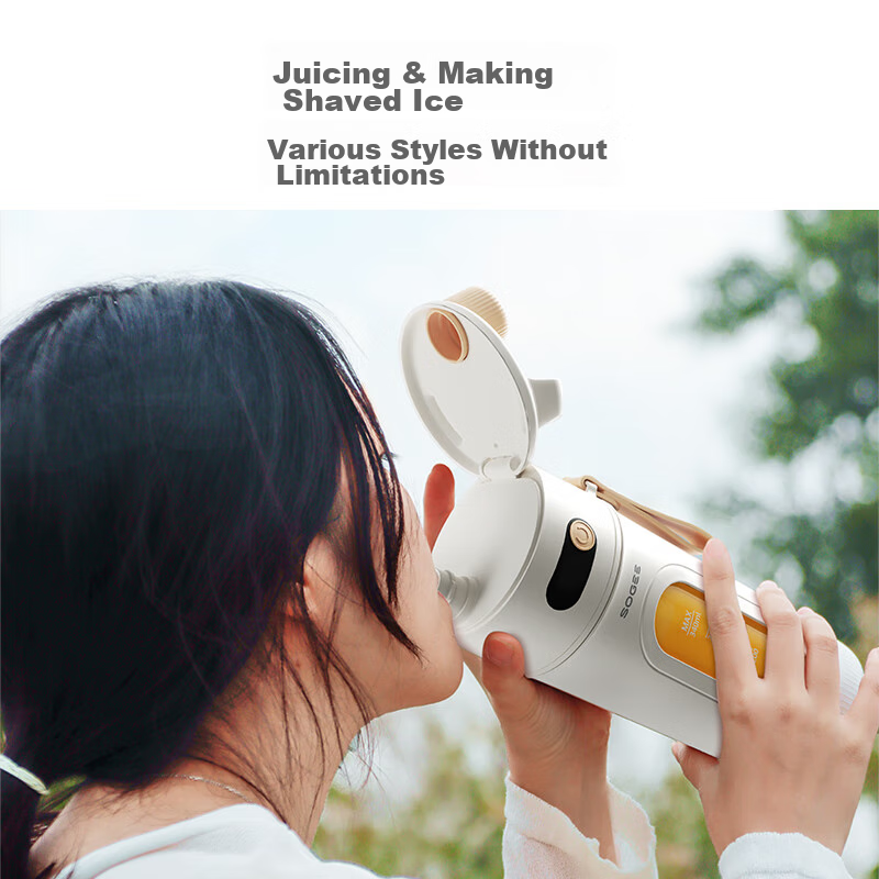 Xiaozhi 12-Blade Juicer Cup, Portable Small Juice Maker, Smoothie Blender, Fruit...