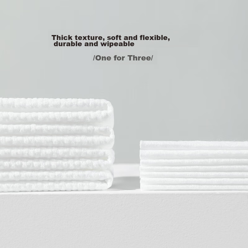 MUJI Disposable Facial Cleansing Wipes, Dual-Use for Dry And Wet, Face Towels fo...