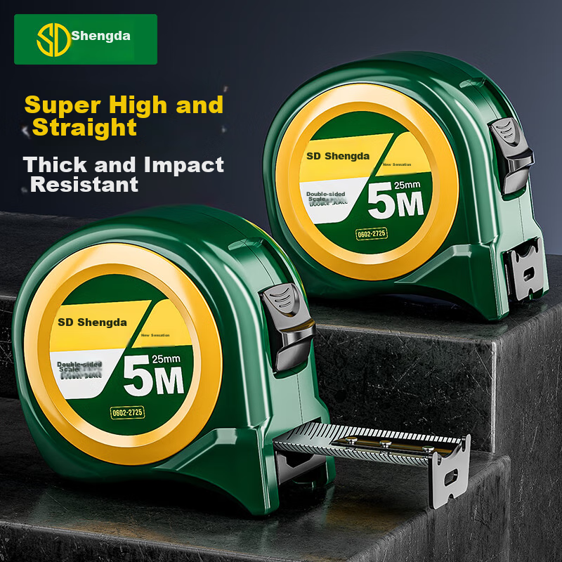 Shengda High-End Household Steel Tape Measure, Carpenter's Ruler, Box Ruler, Eng...