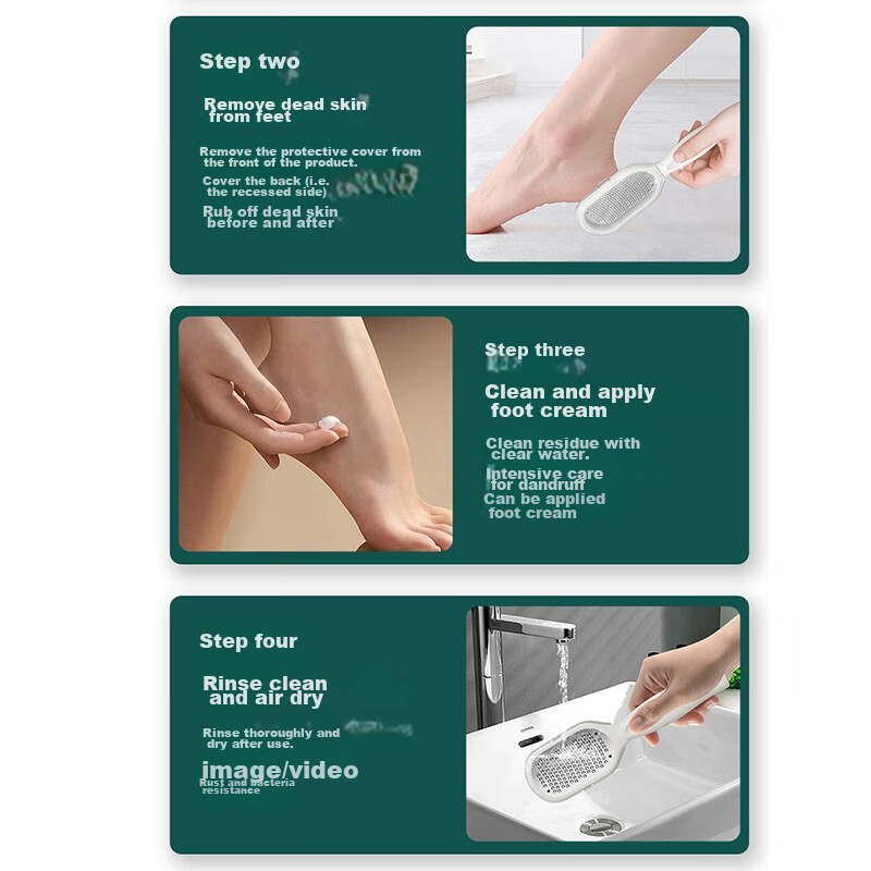 Xiaotianlai Foot Scrubber, Foot File, Foot Care Tool, Dead Skin Remover, Callus...