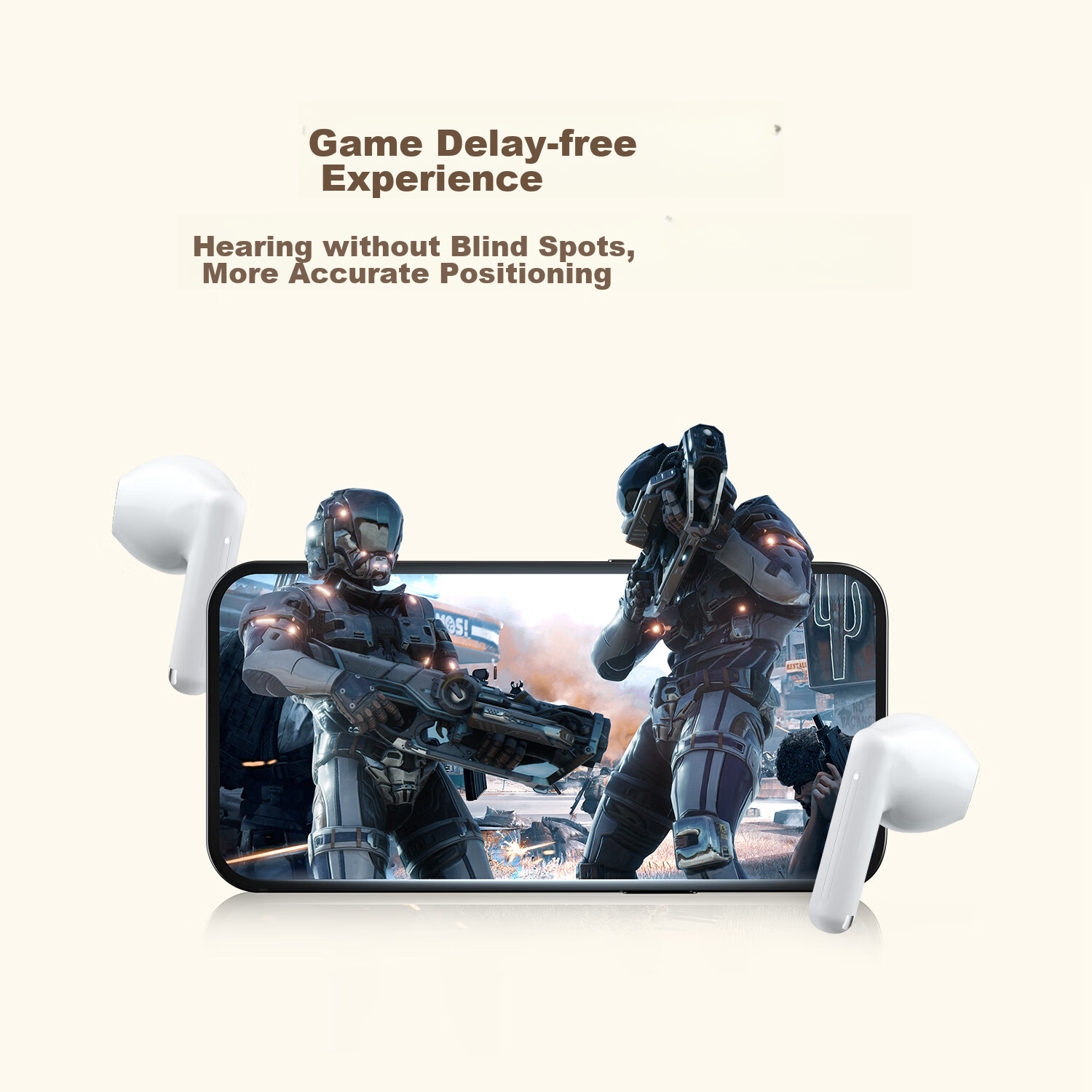 1MORE Q10 True Wireless Bluetooth Earbuds, Semi In-Ear Music Gaming Sports TWS E...