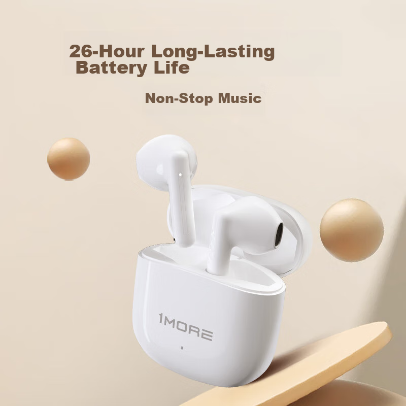 1MORE Q10 True Wireless Bluetooth Earbuds, Semi In-Ear Music Gaming Sports TWS E...