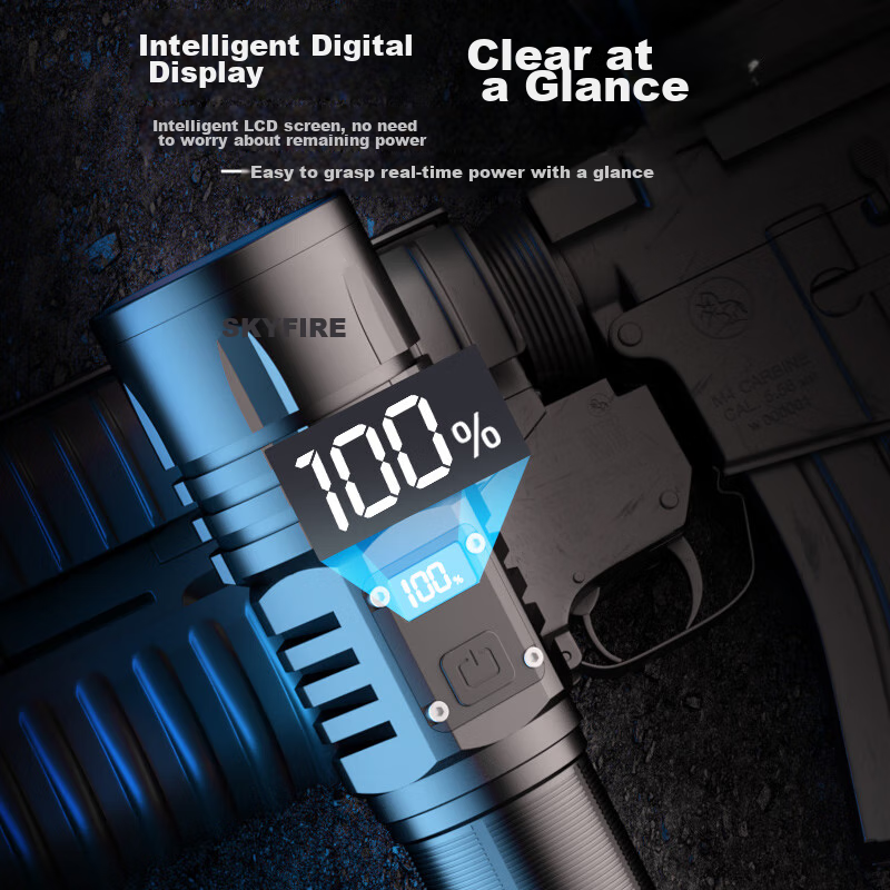 Tianhuo Flashlight, High Brightness, Long Battery Life, Outdoor Survival, Laser...