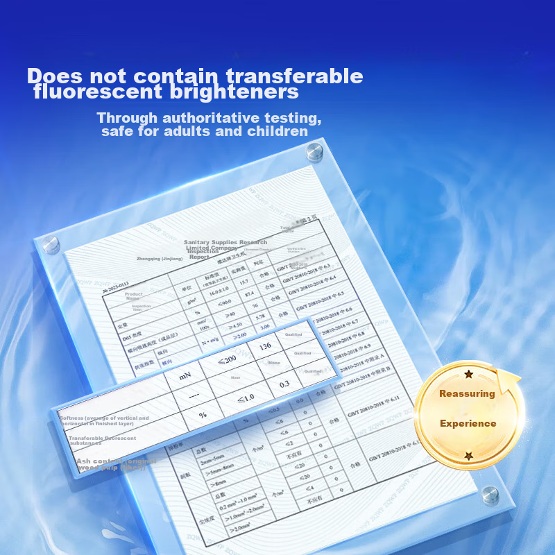 Vinda Core Roll Toilet Paper, Blue Classic 4-Ply 200g*10 Rolls, Thick And Strong...