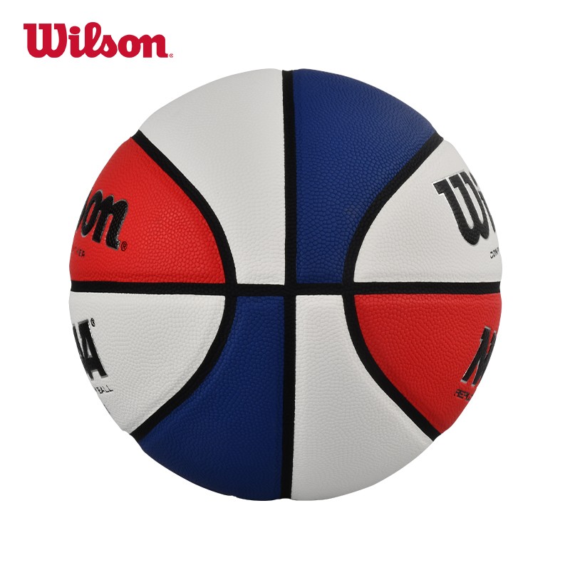 Wilson NCAA REPLICA Series No. 7 Basketball, PU Material, Indoor And Outdoor Use...