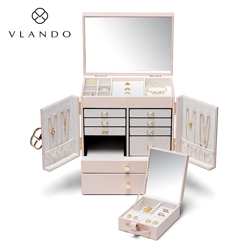 Weilanduo Qixi Gift, High-End Seven-Layer Jewelry Box, Wedding Gold Storage, Ext...
