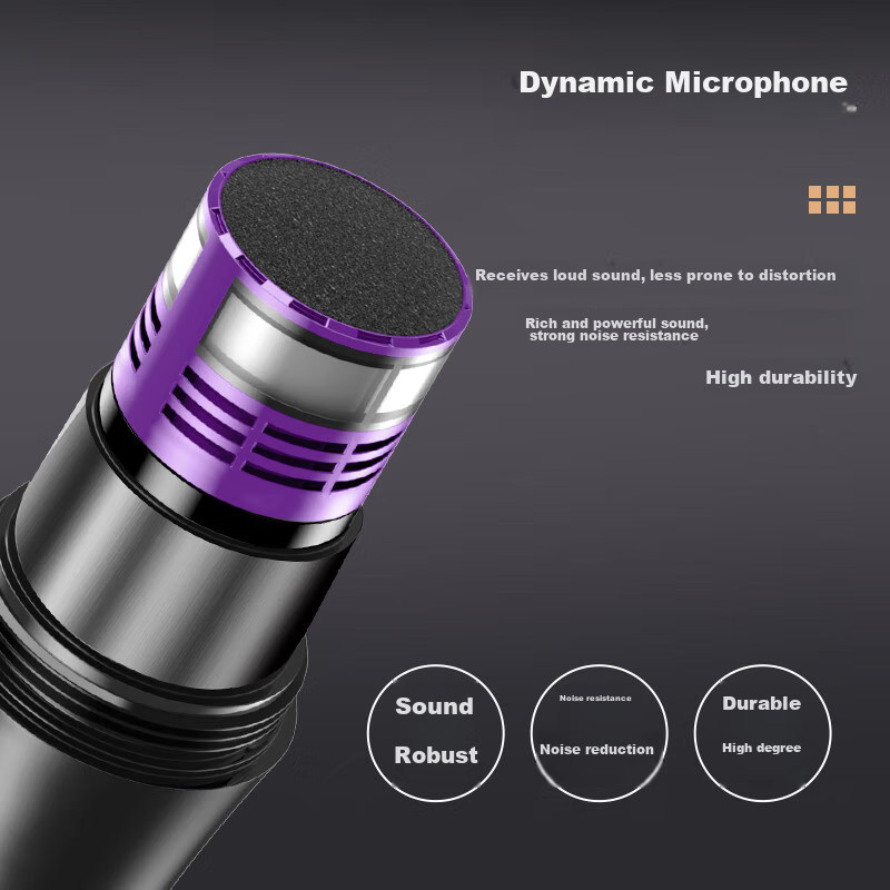 SAST OK-182 Wired Dynamic Microphone, Professional Home KTV Singing Recording, H...