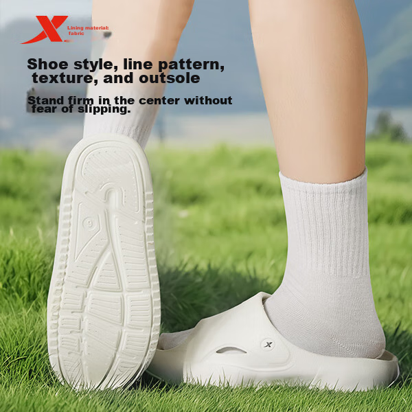 XTEP Sports Slippers, Men's Slide Sandals, Outdoor Wear for Men And Women, Coupl...