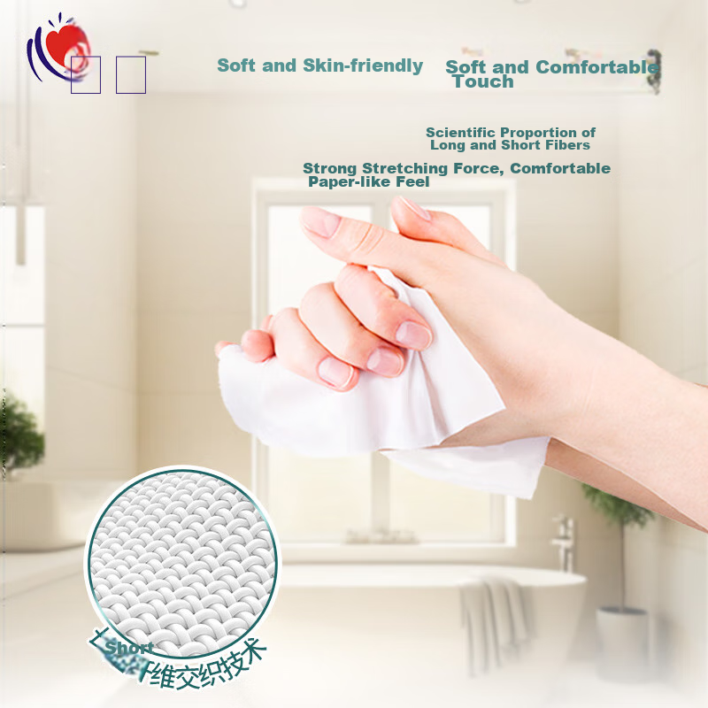 Xinxiangyin Boxed Facial Tissues, 2-Ply, 200 Sheets*9 Boxes, Napkins, Long-Handl...