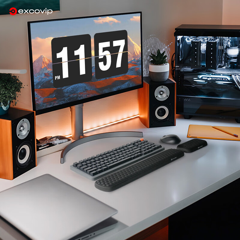 EXCO Wrist Rest Mouse Pad Wrist Rest Hand Pad Hand Support Mouse Palm Support Ke...