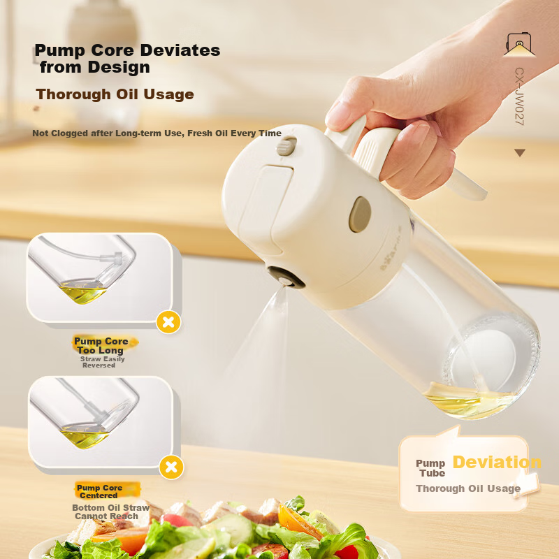 Bear Oil Dispenser, Seasoning Bottle, Glass Condiment Bottle, Soy Sauce Bottle,...