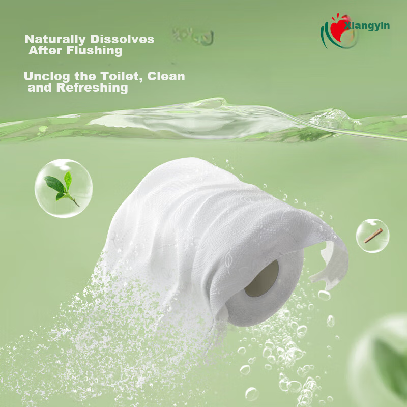 Xinxiangyin Core Roll Toilet Paper, Cloud-Soft 4-Ply 120g*20 Rolls, Thickened Ti...