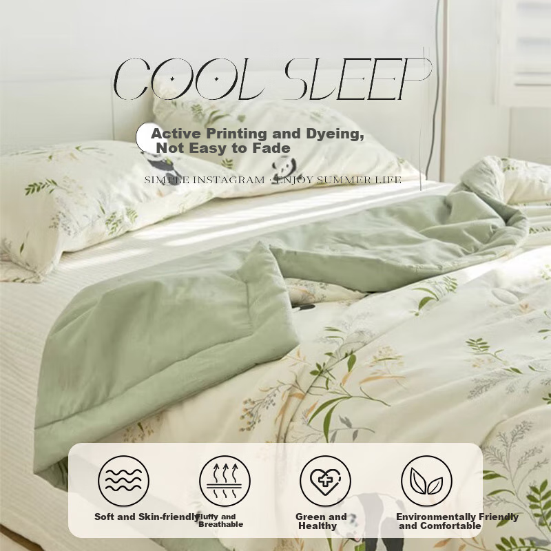 MUJI Class A 100% Cotton Quilt Air Conditioning Summer Cool Quilt 200*230cm