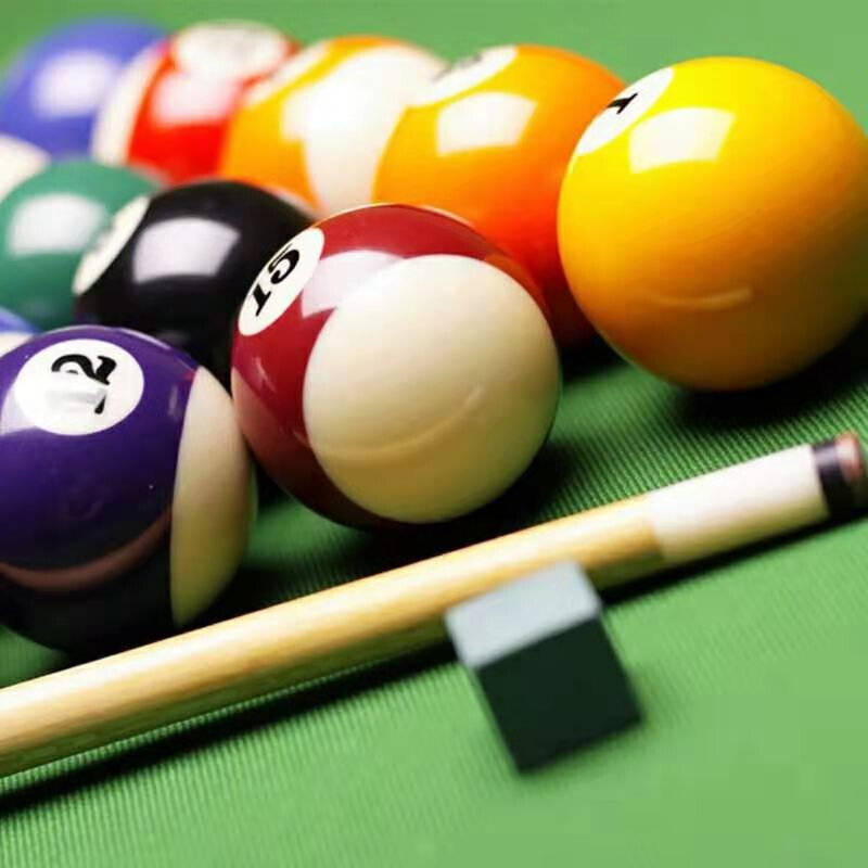 New Power Billiard Balls, American-Style Large Balls, 16-Color Crystal Pool Tabl...
