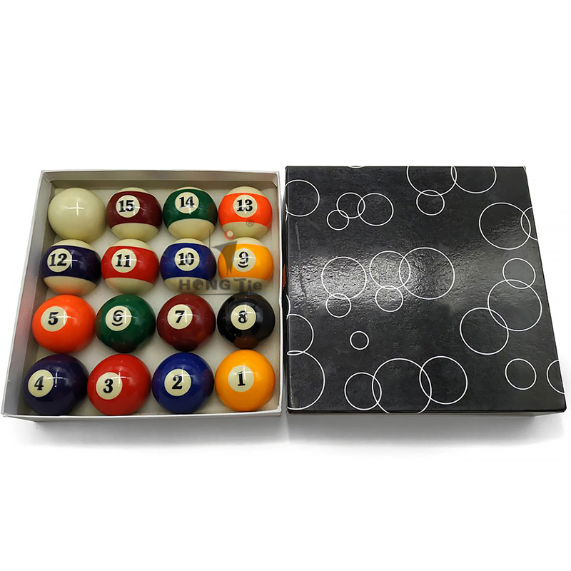 New Power Billiard Balls, American-Style Large Balls, 16-Color Crystal Pool Tabl...