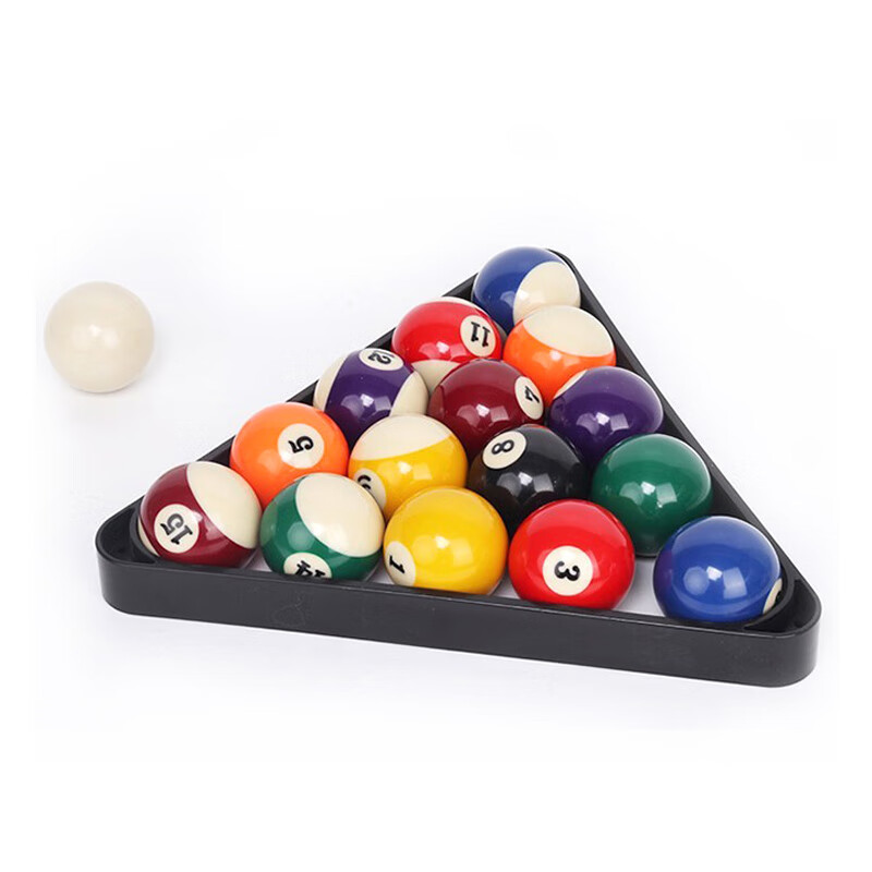 New Power Billiard Balls, American-Style Large Balls, 16-Color Crystal Pool Tabl...