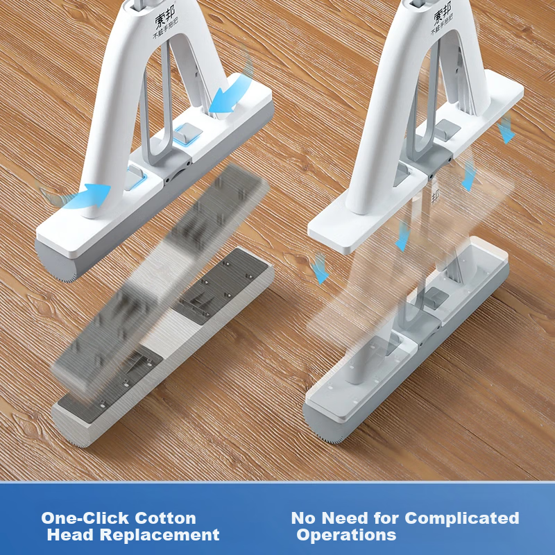 Sobang Sponge Mop, 33cm, 2 Heads, Household, All-In No Hand Washing, 2025 New Mo...