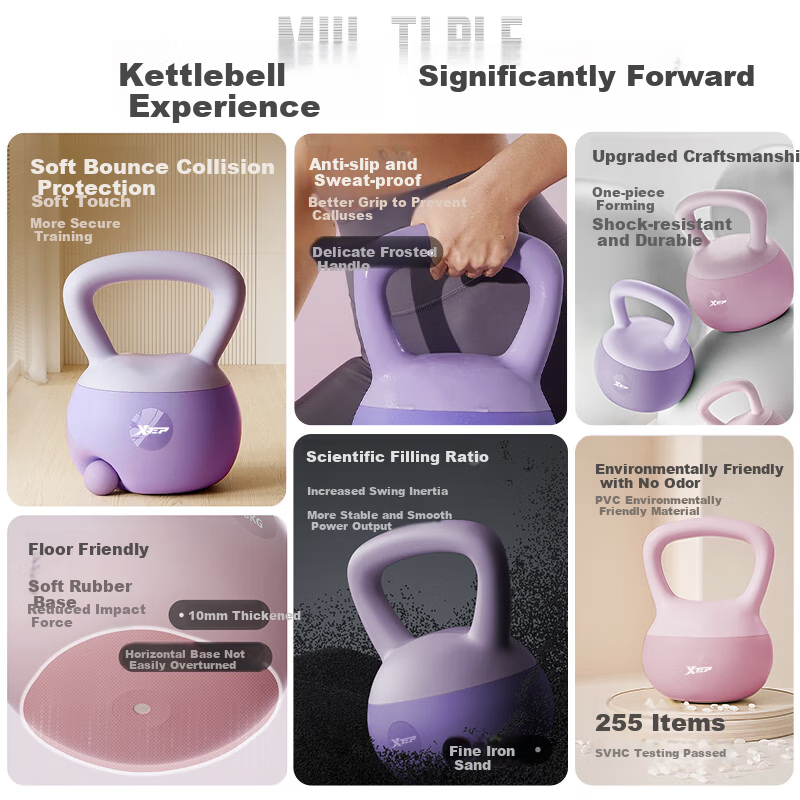 XTEP Dumbbell Squat Hip Training Equipment for Men and Women Home Arm Training K...