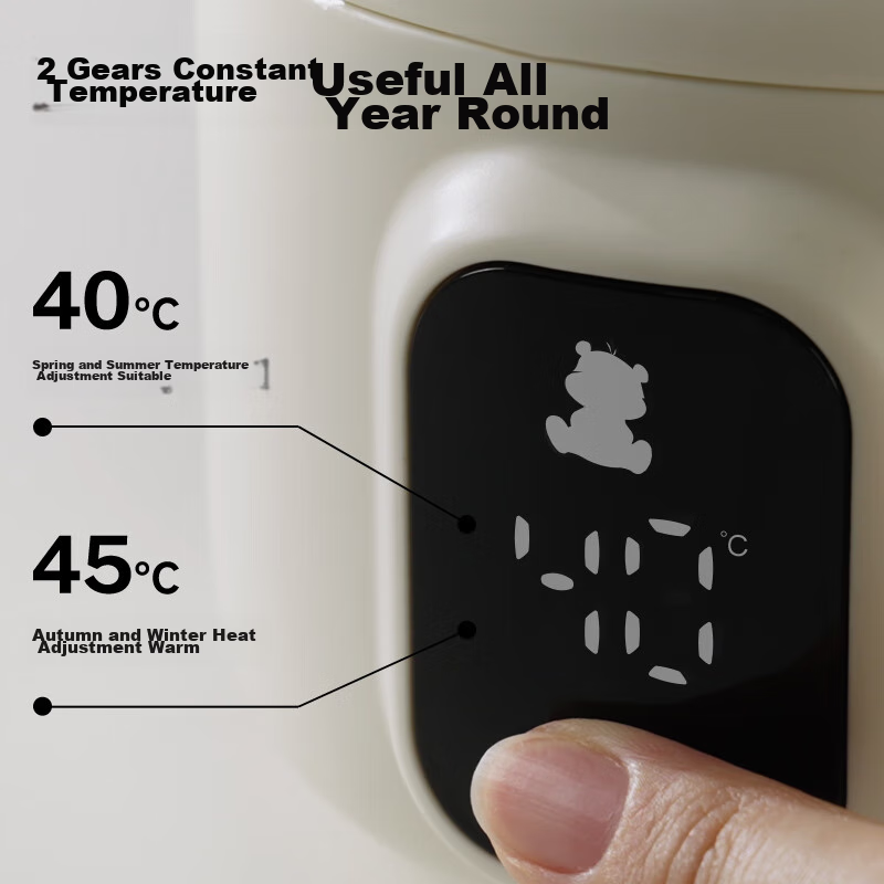 SnowBear Children's Constant Temperature Bowl, Baby Food Smart Insulated Bowl wi...