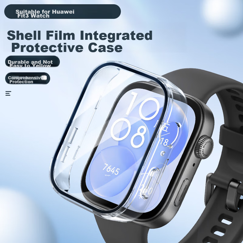 Weiqiantu Compatible with Huawei WATCH FIT3 Watch Case, Integrated Protective Fi...