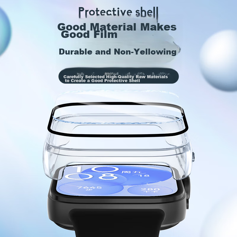 Weiqiantu Compatible with Huawei WATCH FIT3 Watch Case, Integrated Protective Fi...