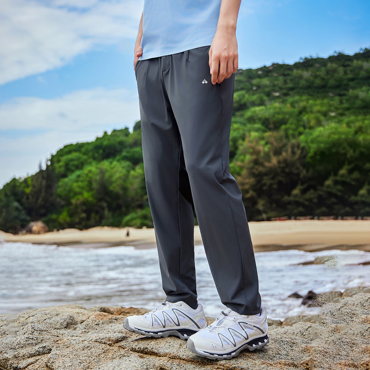 Pioneer Camp Men's Lightweight Quick Dry Outdoor Pants Casual Straight Leg Trous...