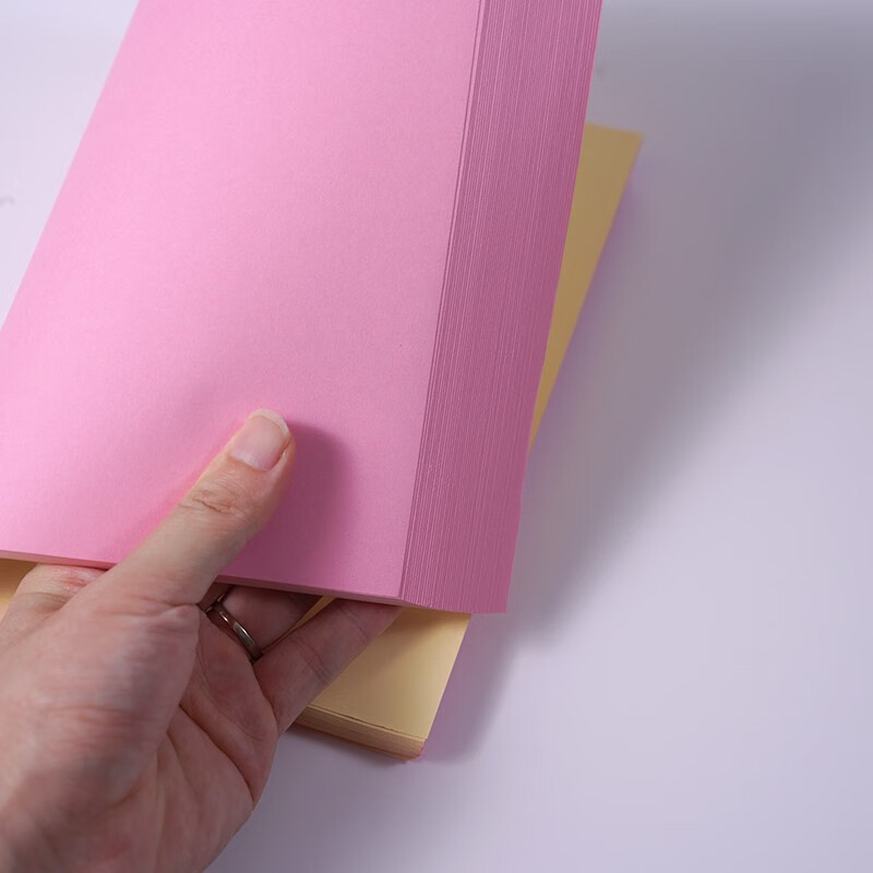 TANGO A4 Colored Self-Adhesive Printing Paper, Label Paper, 80g Light Pink Matte...