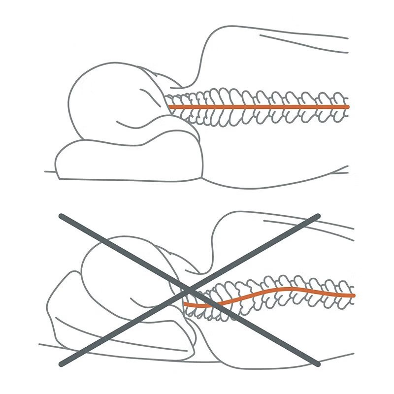 Tempur Danish Imported Temperature-Sensitive Slow Rebound Pillow, Cervical Pillo...