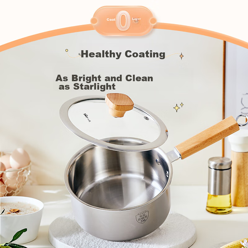 Bear Baby Food Pot, 316L Stainless Steel, Thickened CP-G0056 16cm