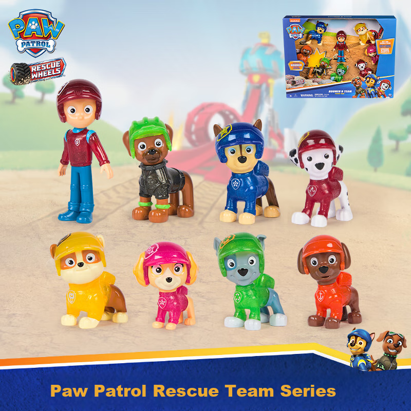PAW PATROL Dog Patrol Team Birthday Gift Children Boys and Girls Toy Car Fleet A...