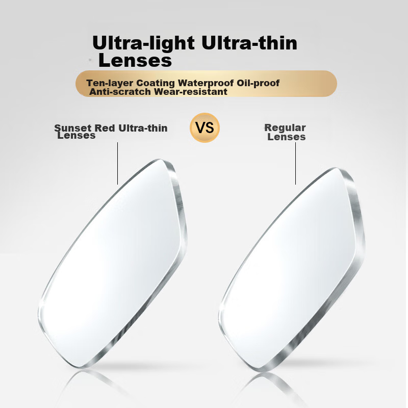 Sunset Red Reading Glasses for Women, Anti-Blue Light, Fashionable, Ultra-Light,...