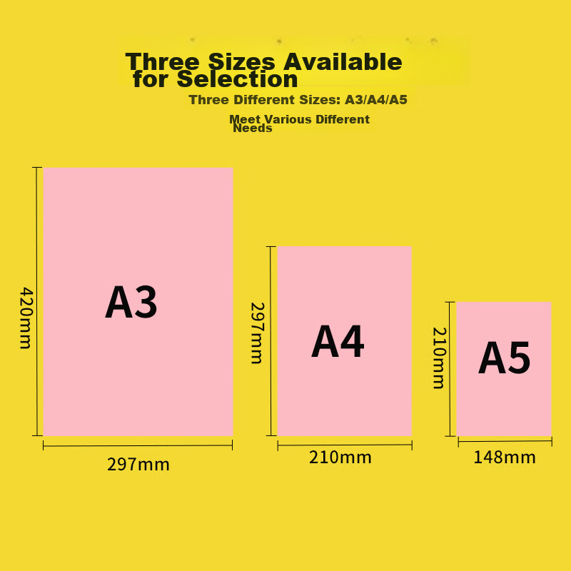 TANGO A3 80g Deep Red Colored Copy Paper, Colored Soft Cardstock Printing Paper,...