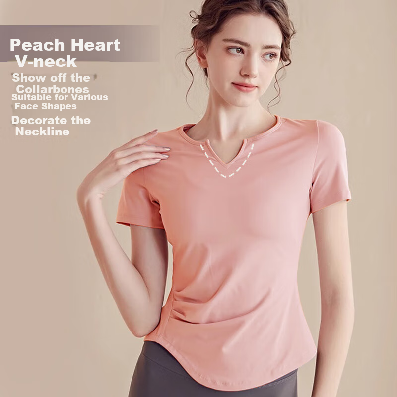 VICTORIATOURIST Women's Yoga Top Professional Pilates Training Fitness Wear with...