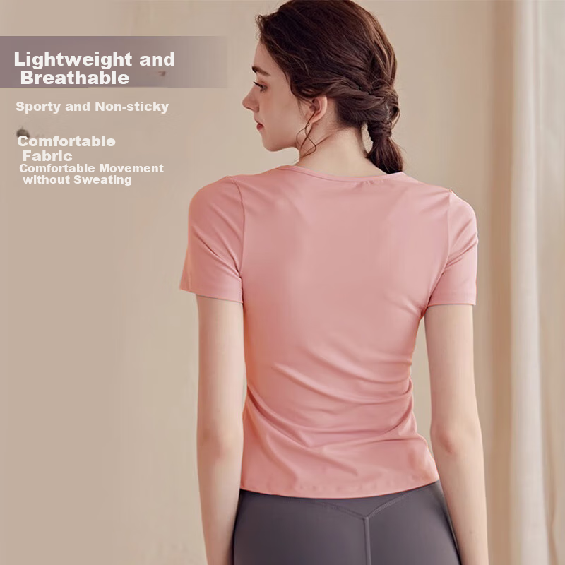 VICTORIATOURIST Women's Yoga Top Professional Pilates Training Fitness Wear with...