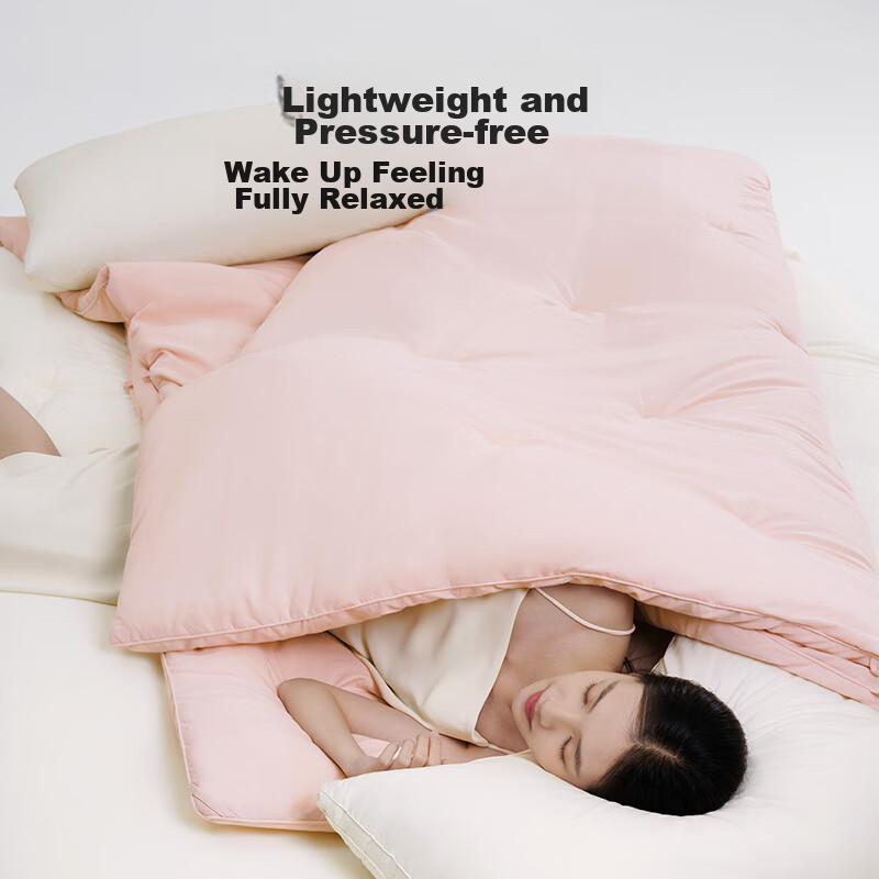 Jingzao Seven-Hole Fiber Lotus Root Quilt, Antibacterial Class A Ultra-Warm Wint...