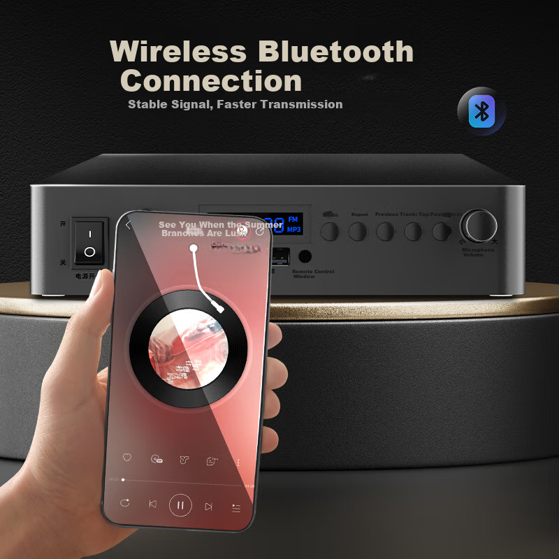 SAST (SAST) SU-100 High Power Bluetooth Constant Pressure Power Amplifier Mini P...