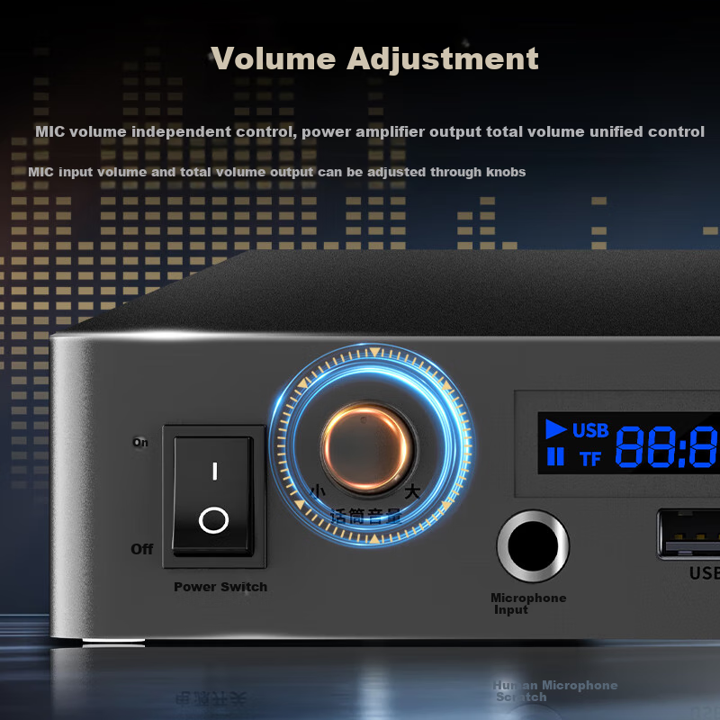 SAST (SAST) SU-100 High Power Bluetooth Constant Pressure Power Amplifier Mini P...