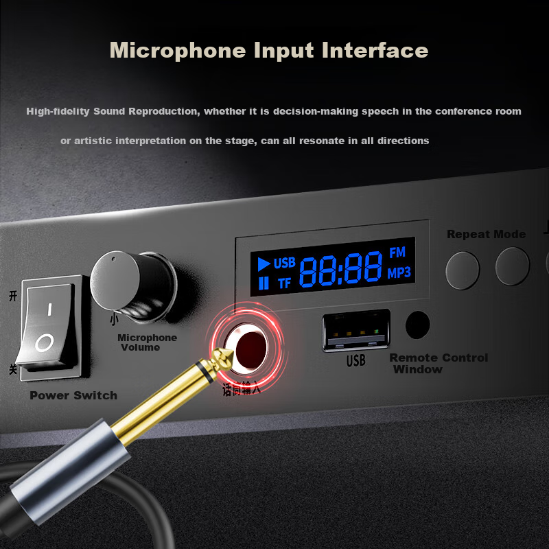 SAST (SAST) SU-100 High Power Bluetooth Constant Pressure Power Amplifier Mini P...